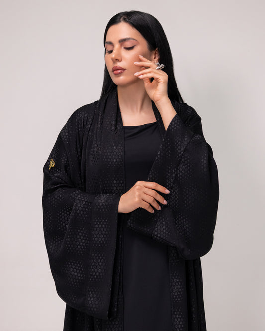 Crepe Jacquard Abaya
