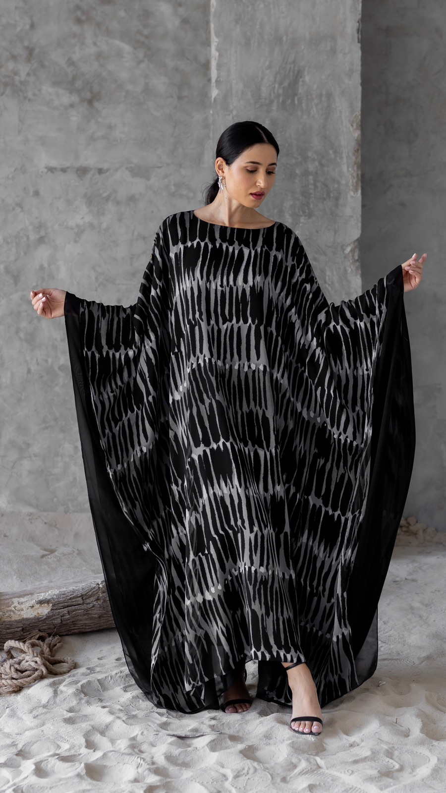 Kaftan with Matching Scarf