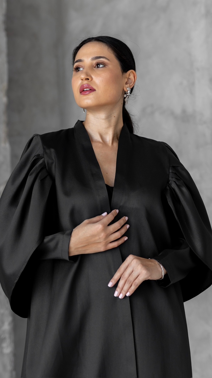 Abaya with Matching Scarf