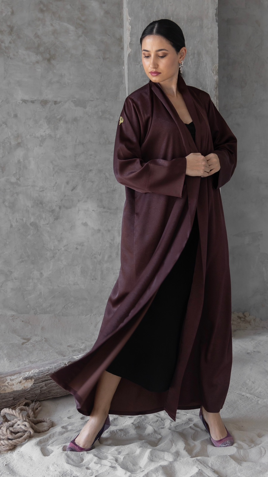 Abaya with Matching Scarf