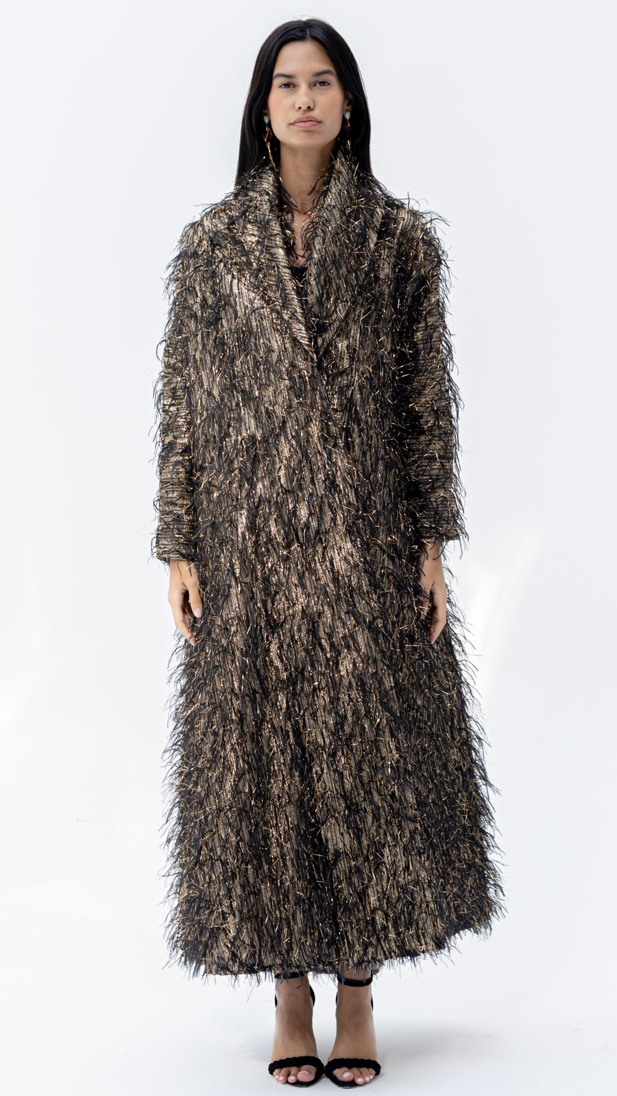 Gold Tinsel Abaya Limited