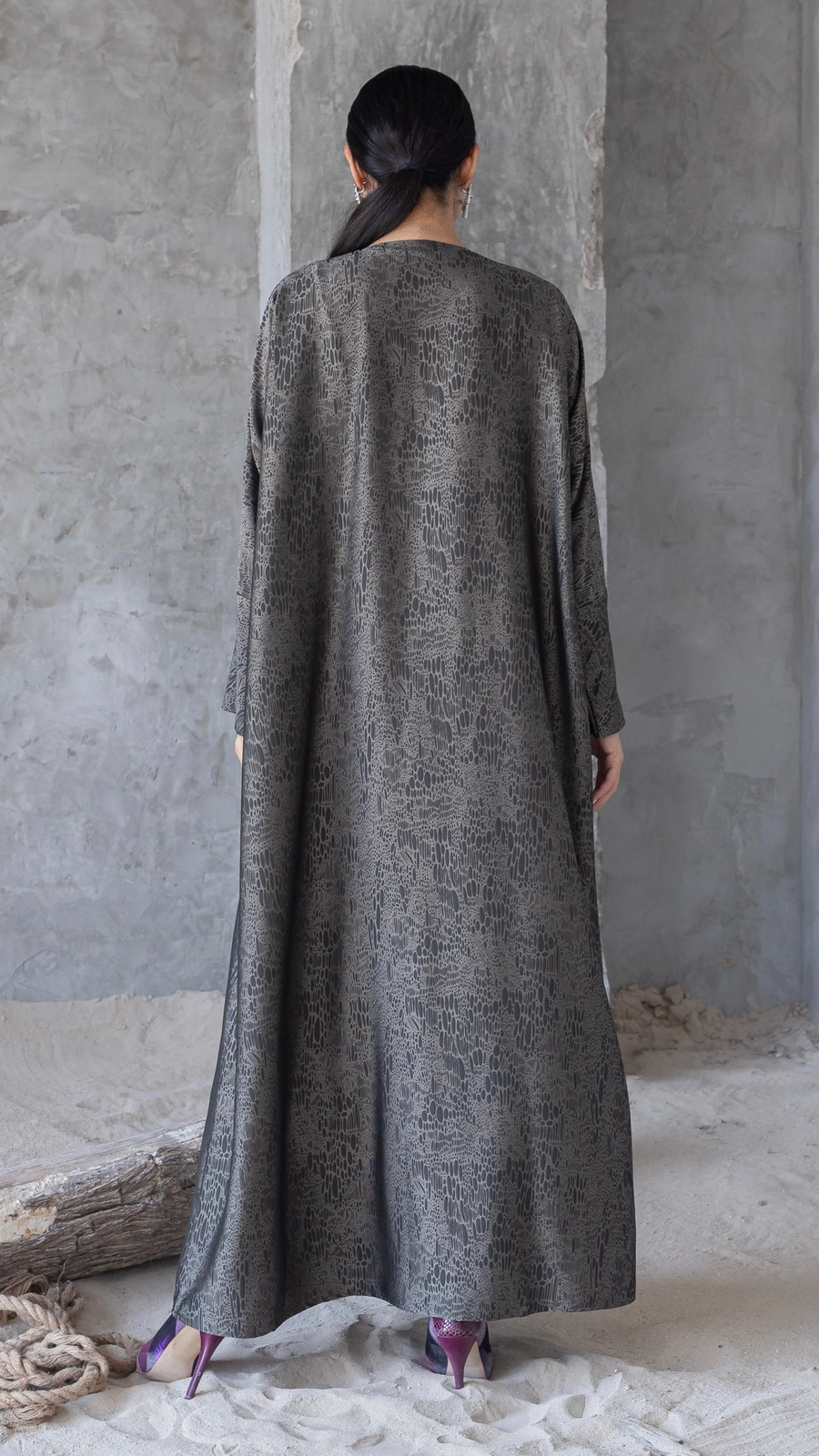 Abaya with Matching Scarf