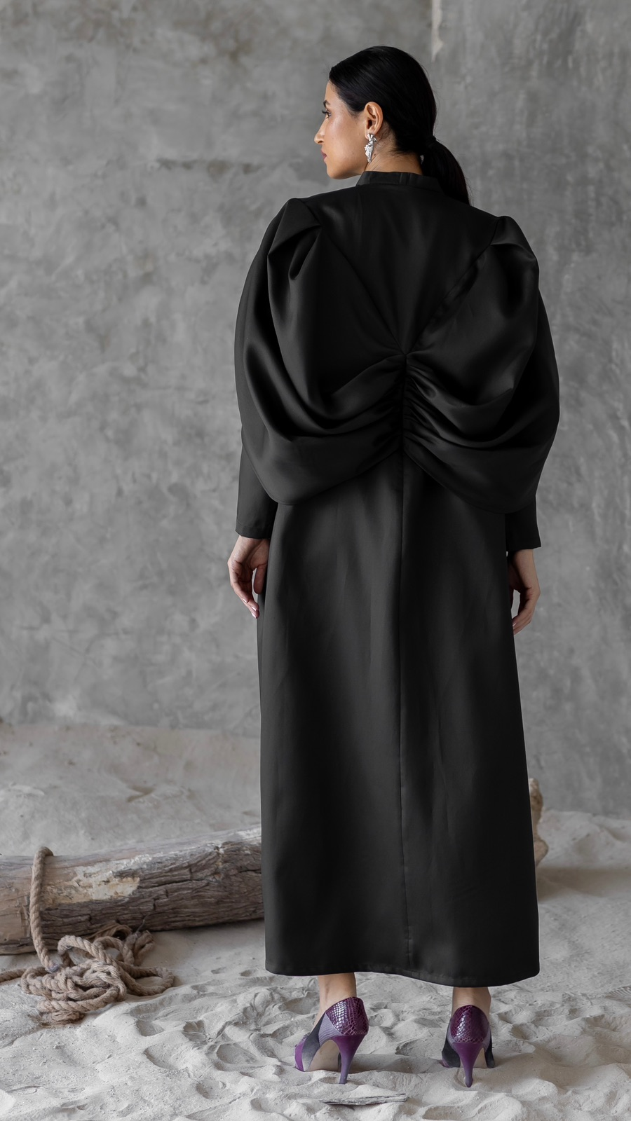 Abaya with Matching Scarf
