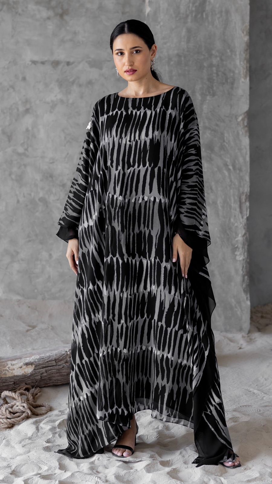 Kaftan with Matching Scarf