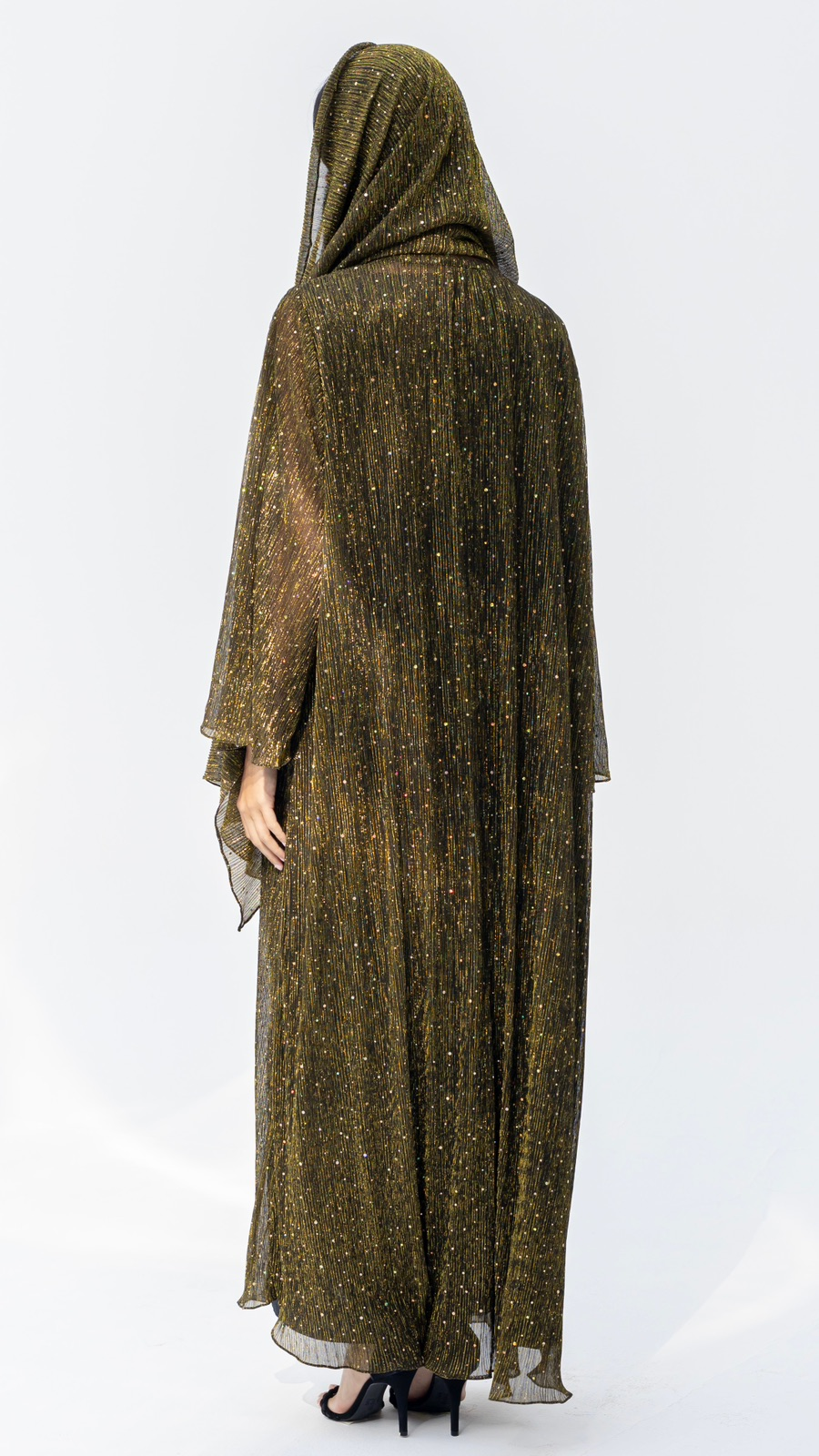 Gold Metallic Abaya
