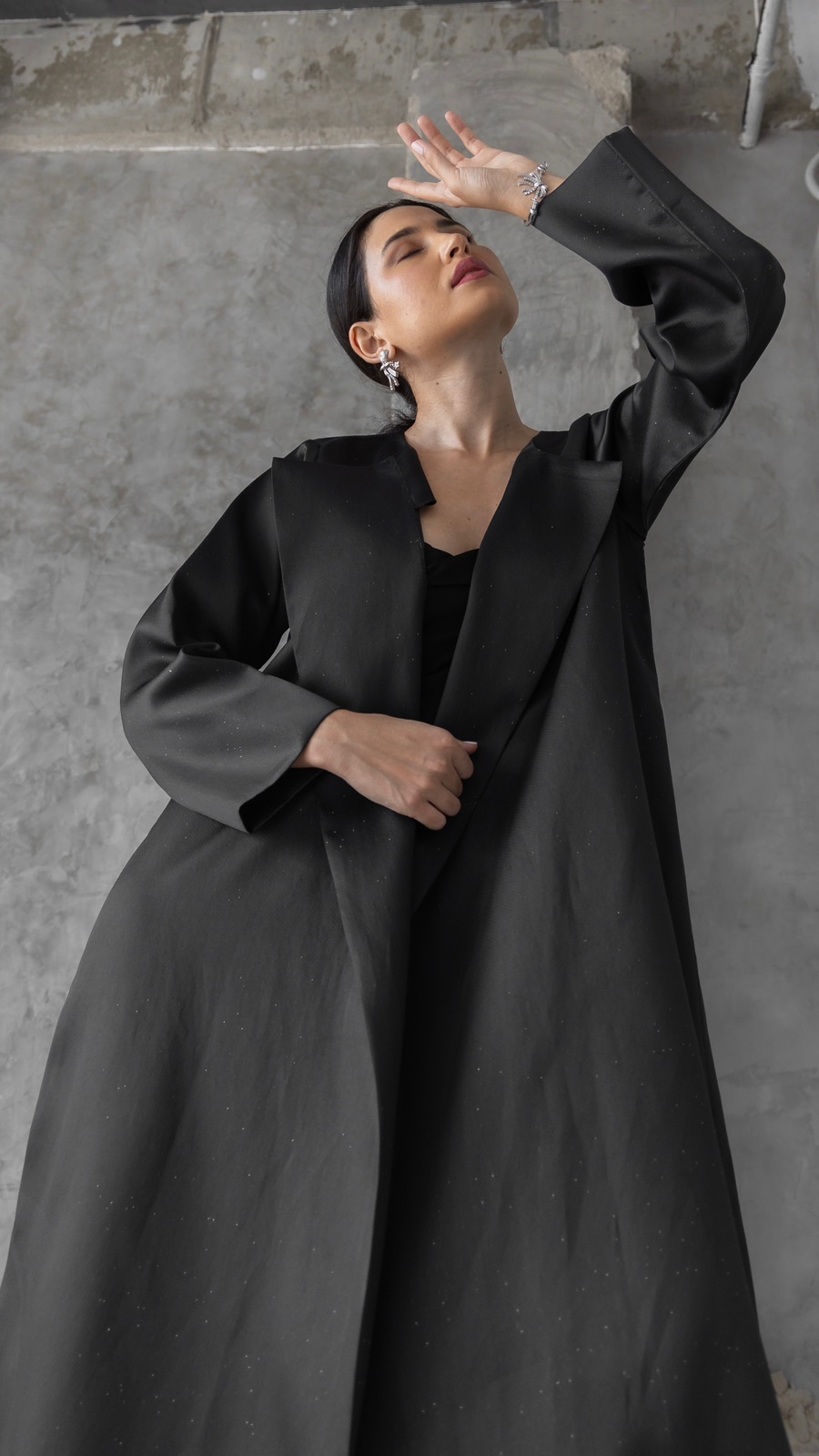 Blazer Abaya with Matching Scarf