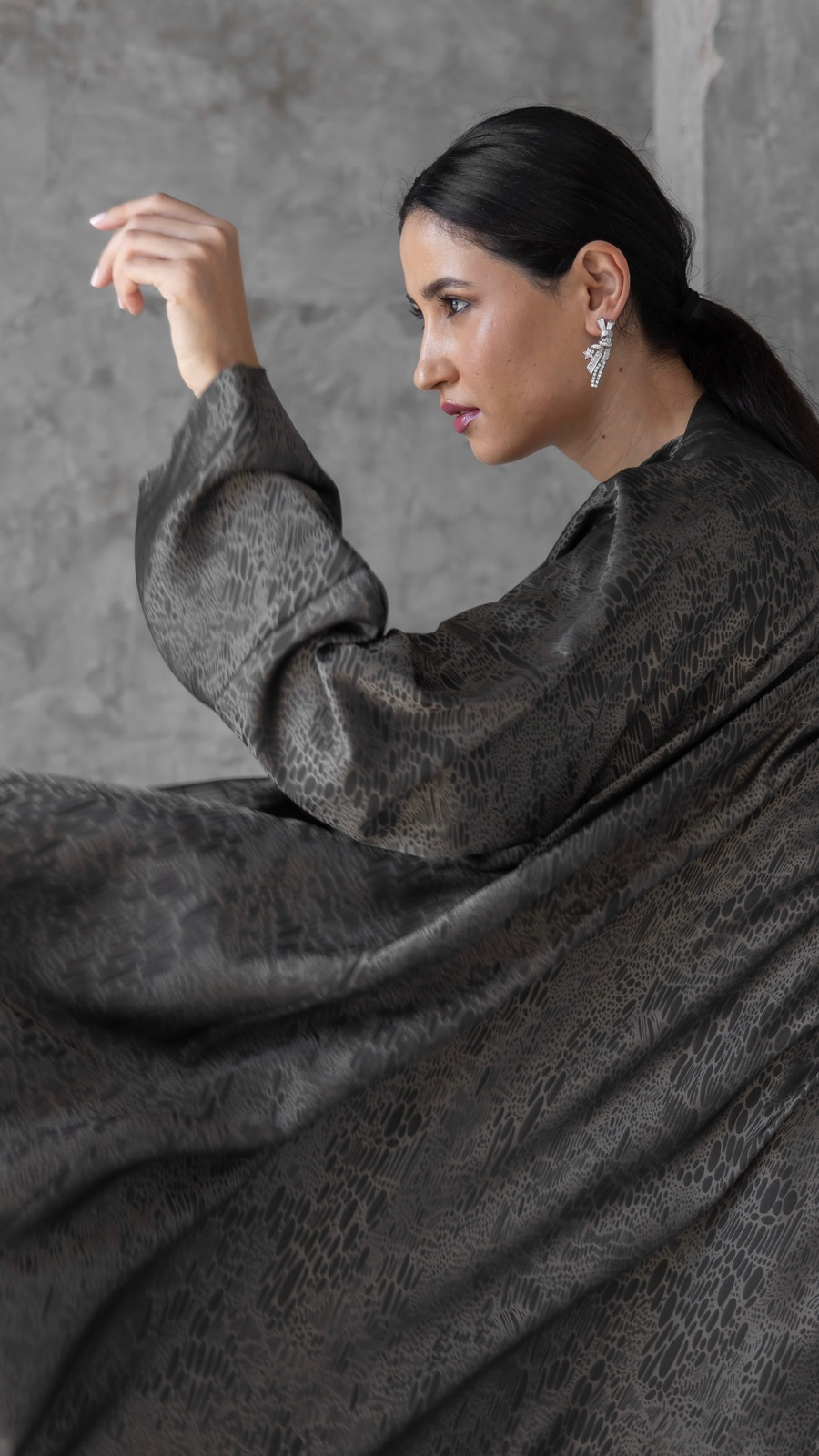 Abaya with Matching Scarf