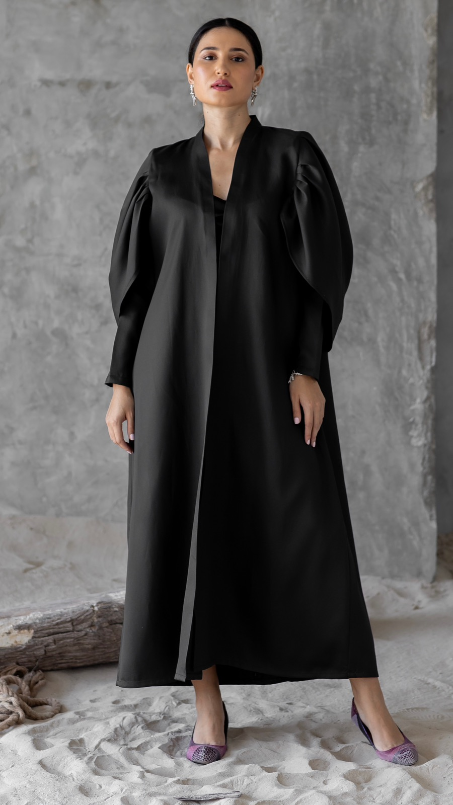 Abaya with Matching Scarf