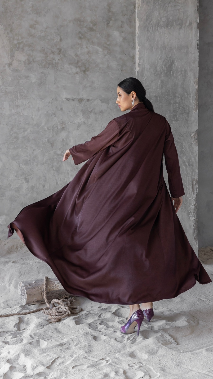Abaya with Matching Scarf