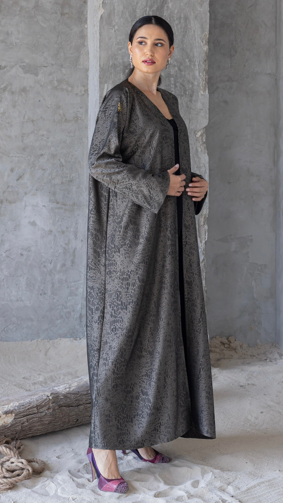 Abaya with Matching Scarf