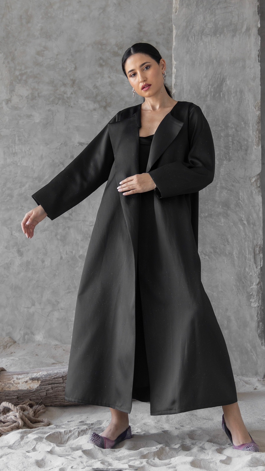 Blazer Abaya with Matching Scarf