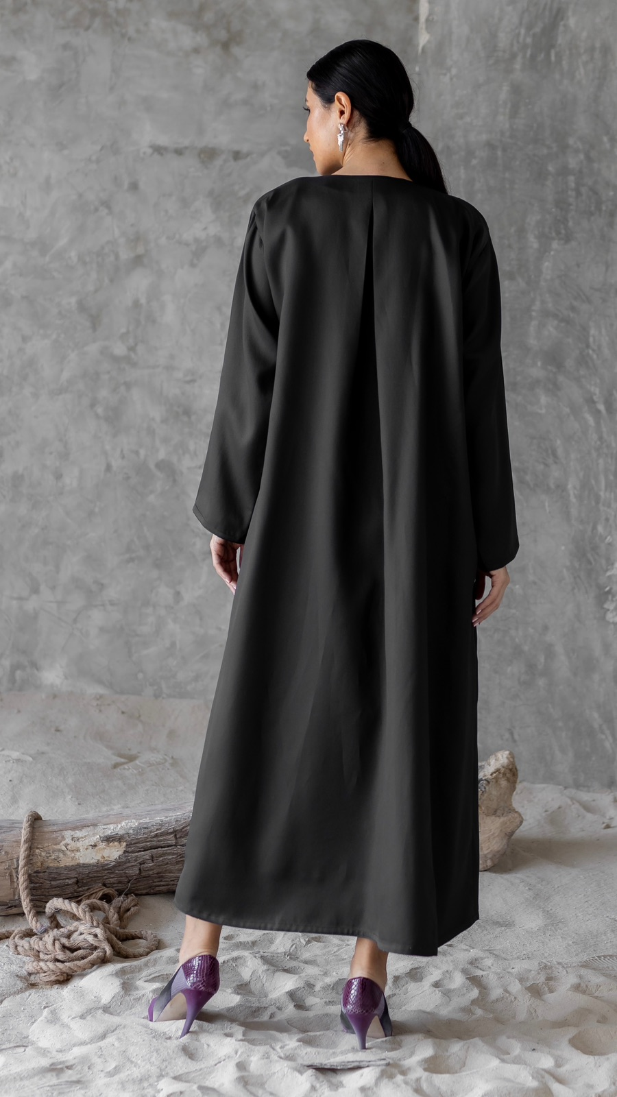 Blazer Abaya with Matching Scarf