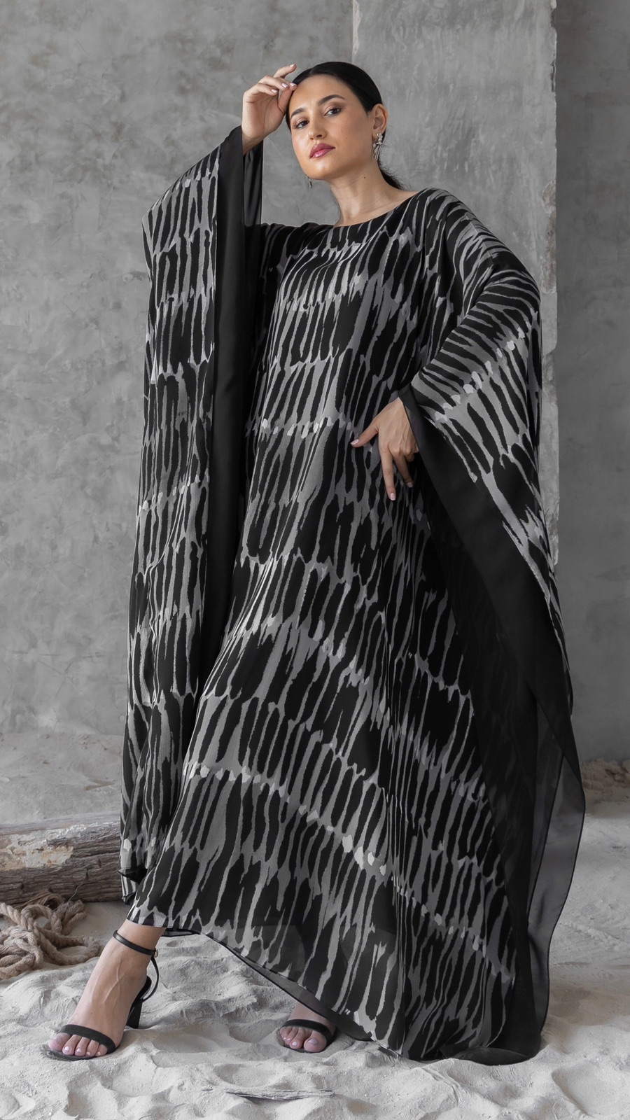 Kaftan with Matching Scarf