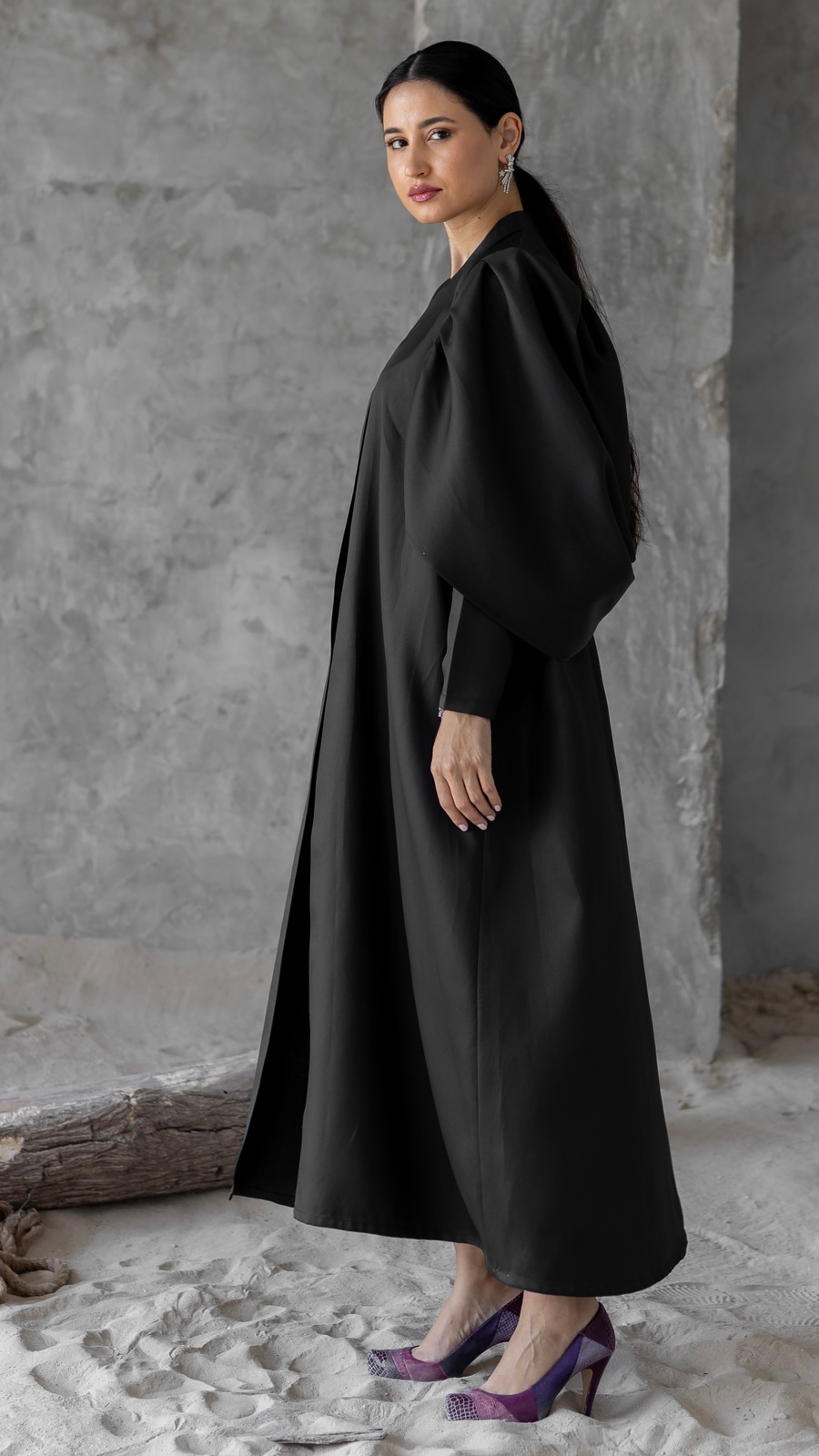 Abaya with Matching Scarf