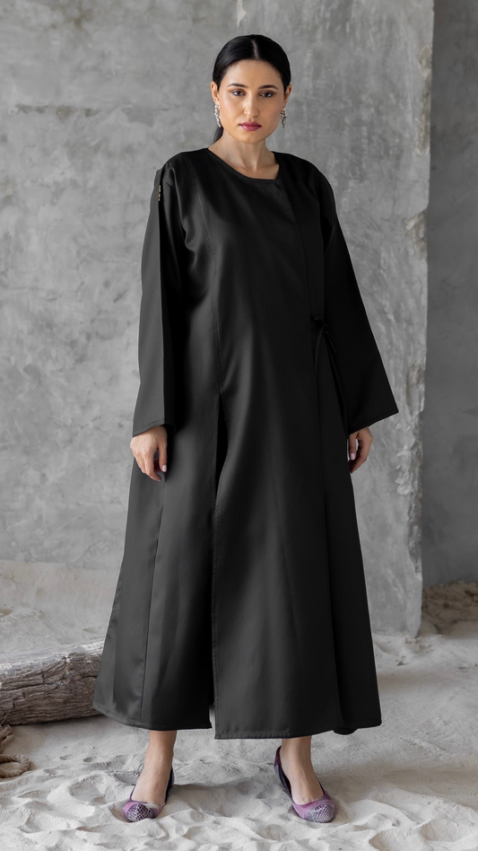 Blazer Abaya with Matching Scarf