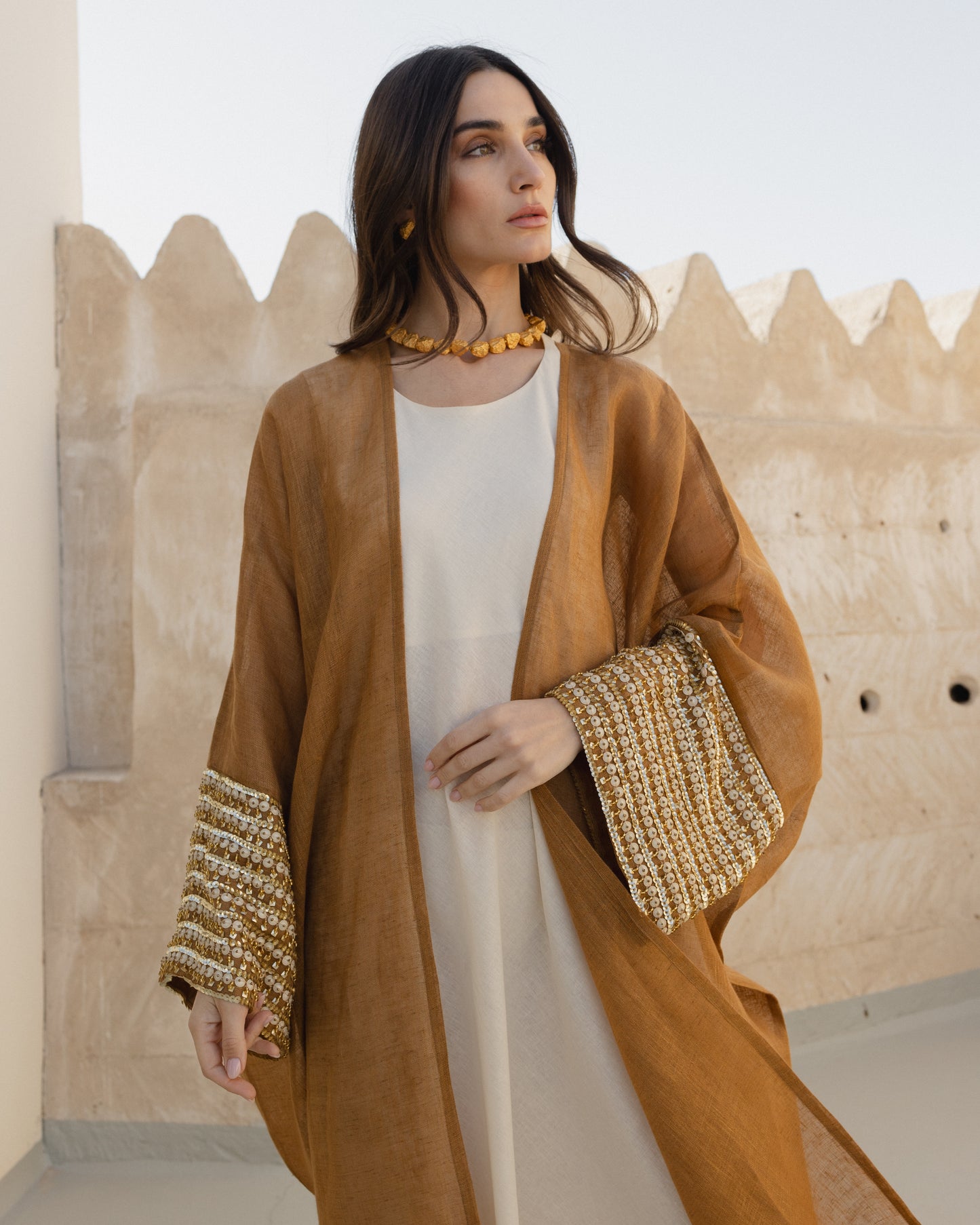 Bisht and Inner Dress بشت وفستان داخلي