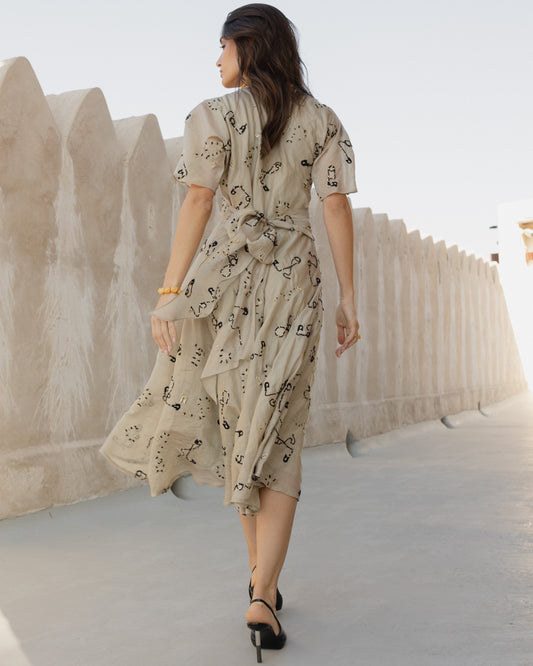 Hand Embroidered Dress فستان تطريز يدوي