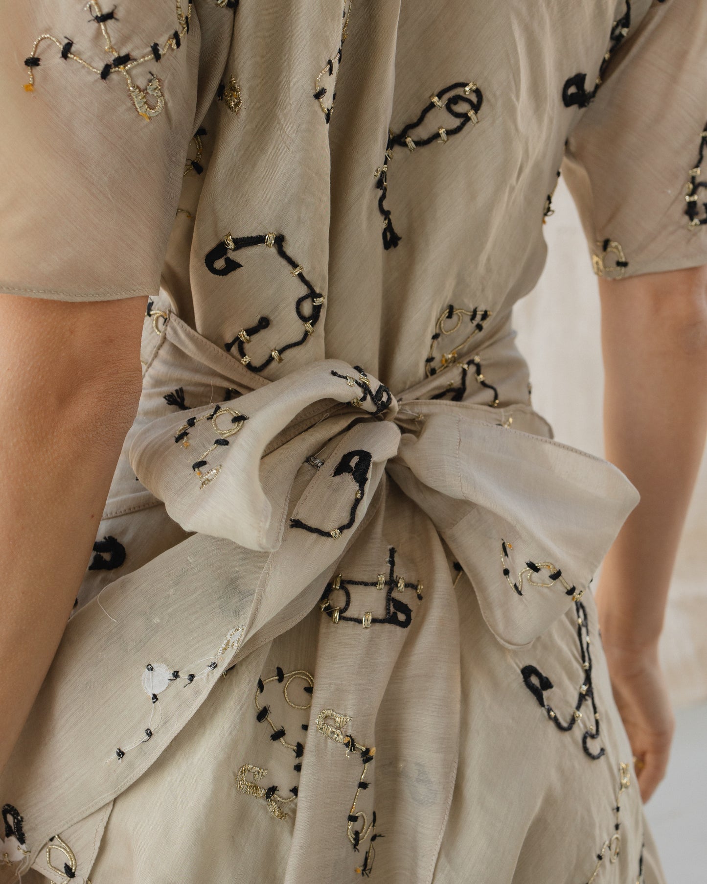 Hand Embroidered Dress فستان تطريز يدوي