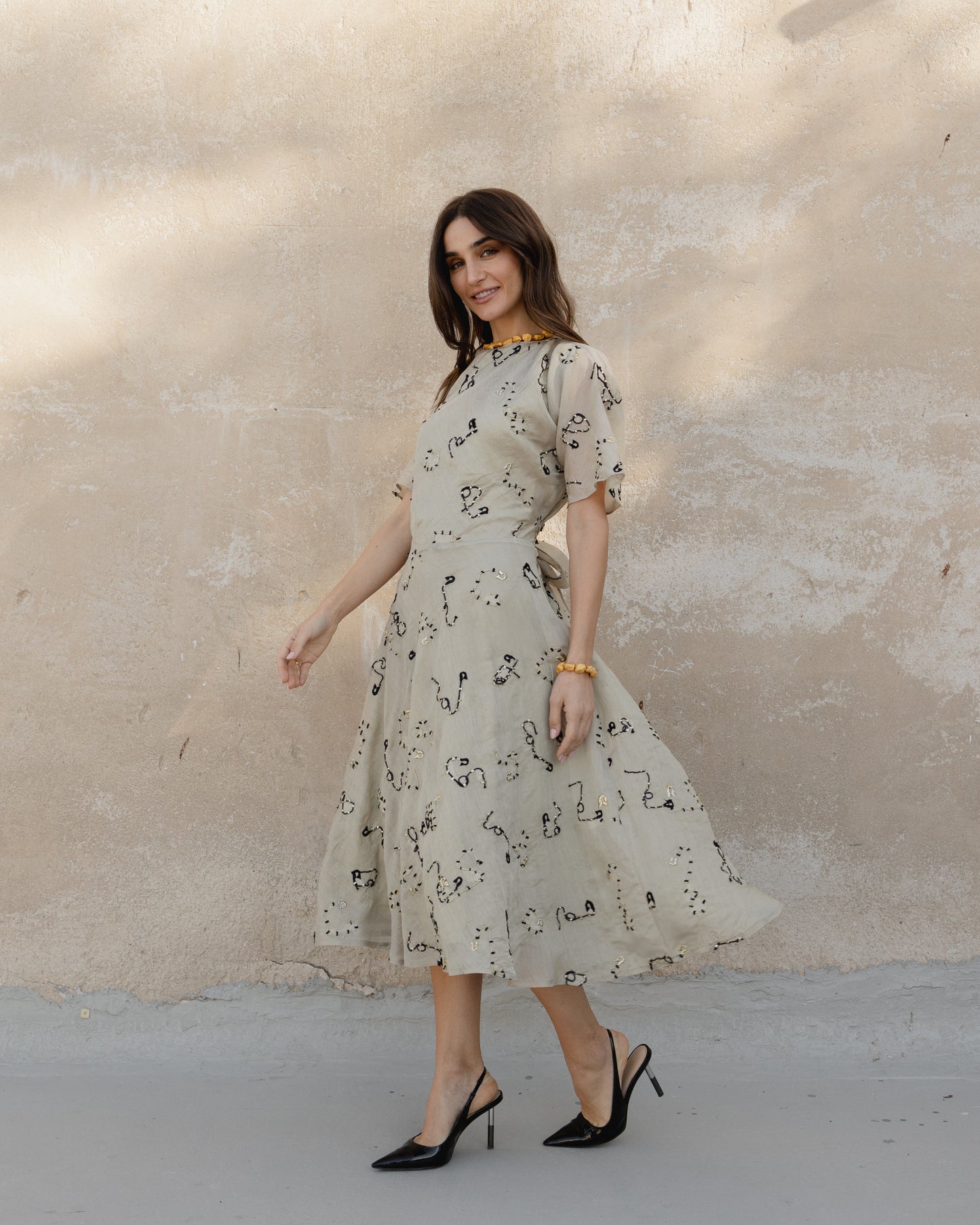 Hand Embroidered Dress فستان تطريز يدوي