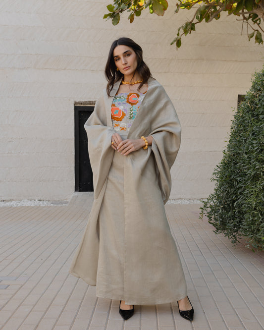 Dress and Abaya فستان وعباءة