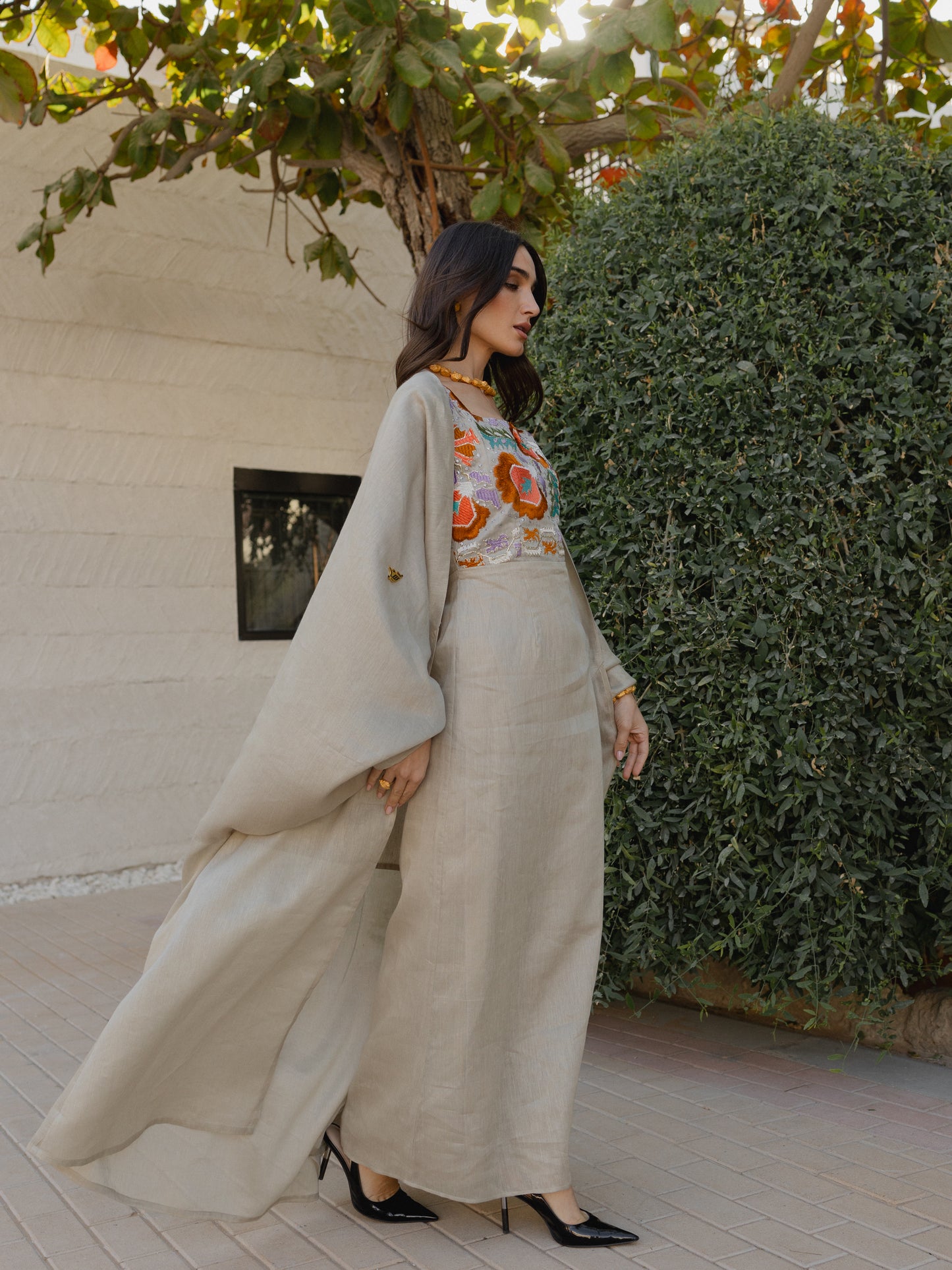 Dress and Abaya فستان وعباءة