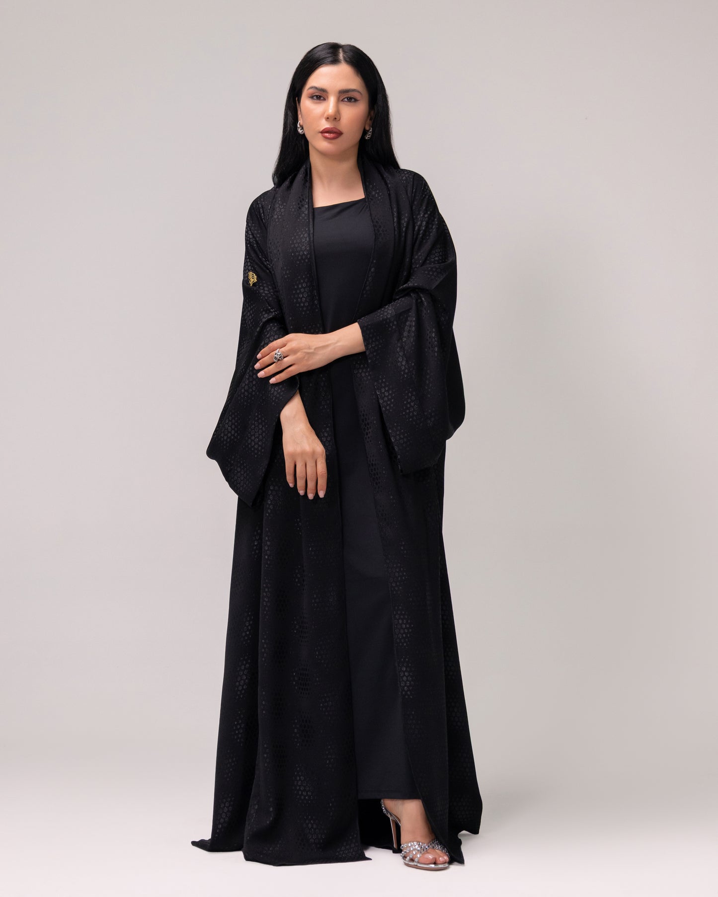Crepe Jacquard Abaya