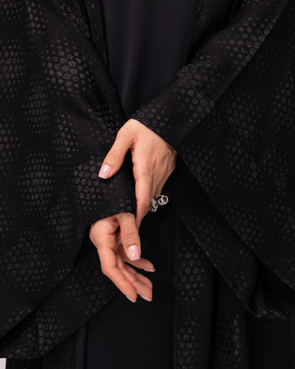 Crepe Jacquard Abaya