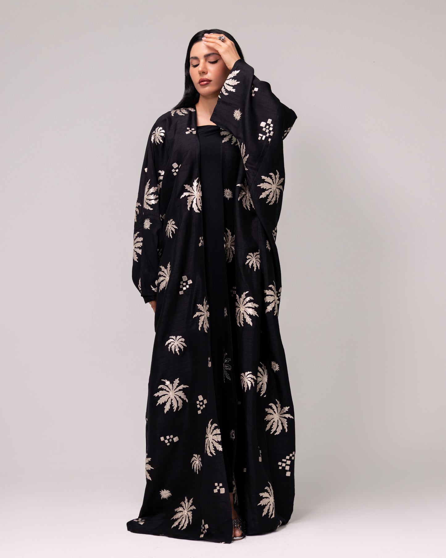 Gold and Black abaya