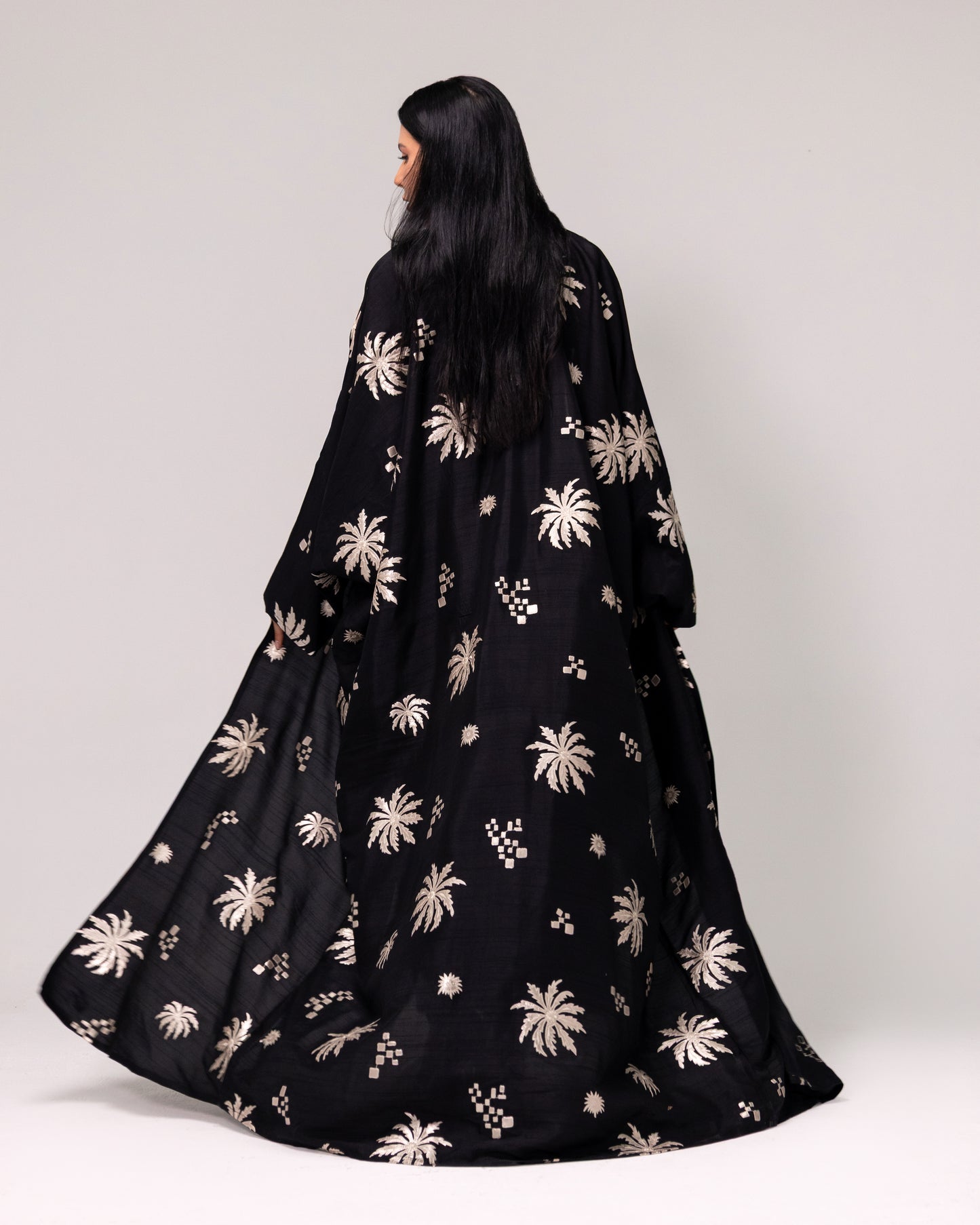 Gold and Black abaya