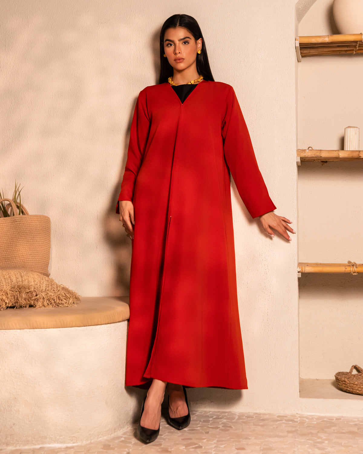 THE SHEEN CREPE ABAYA