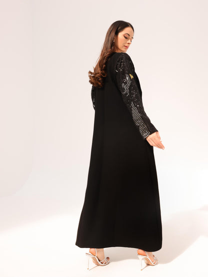 Embroidered Sleeves Abaya