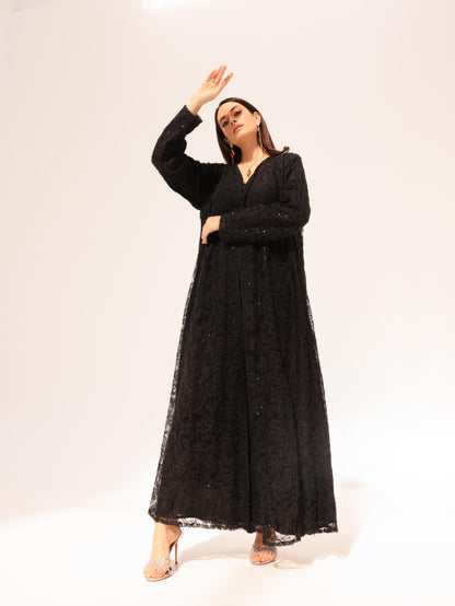 Sequin Embellished Abaya