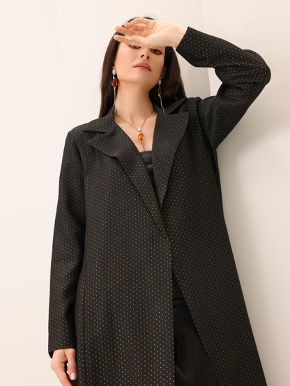 Gold Lurex brocade Blazer