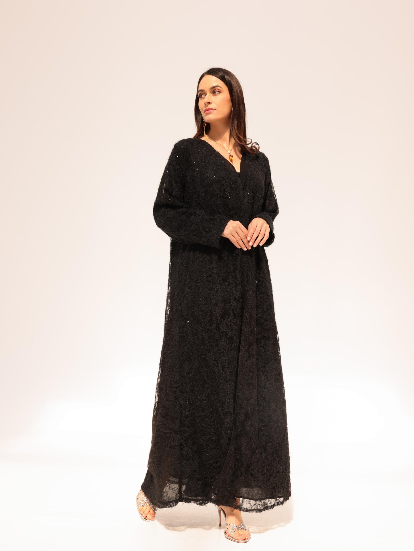 Sequin Embellished Abaya