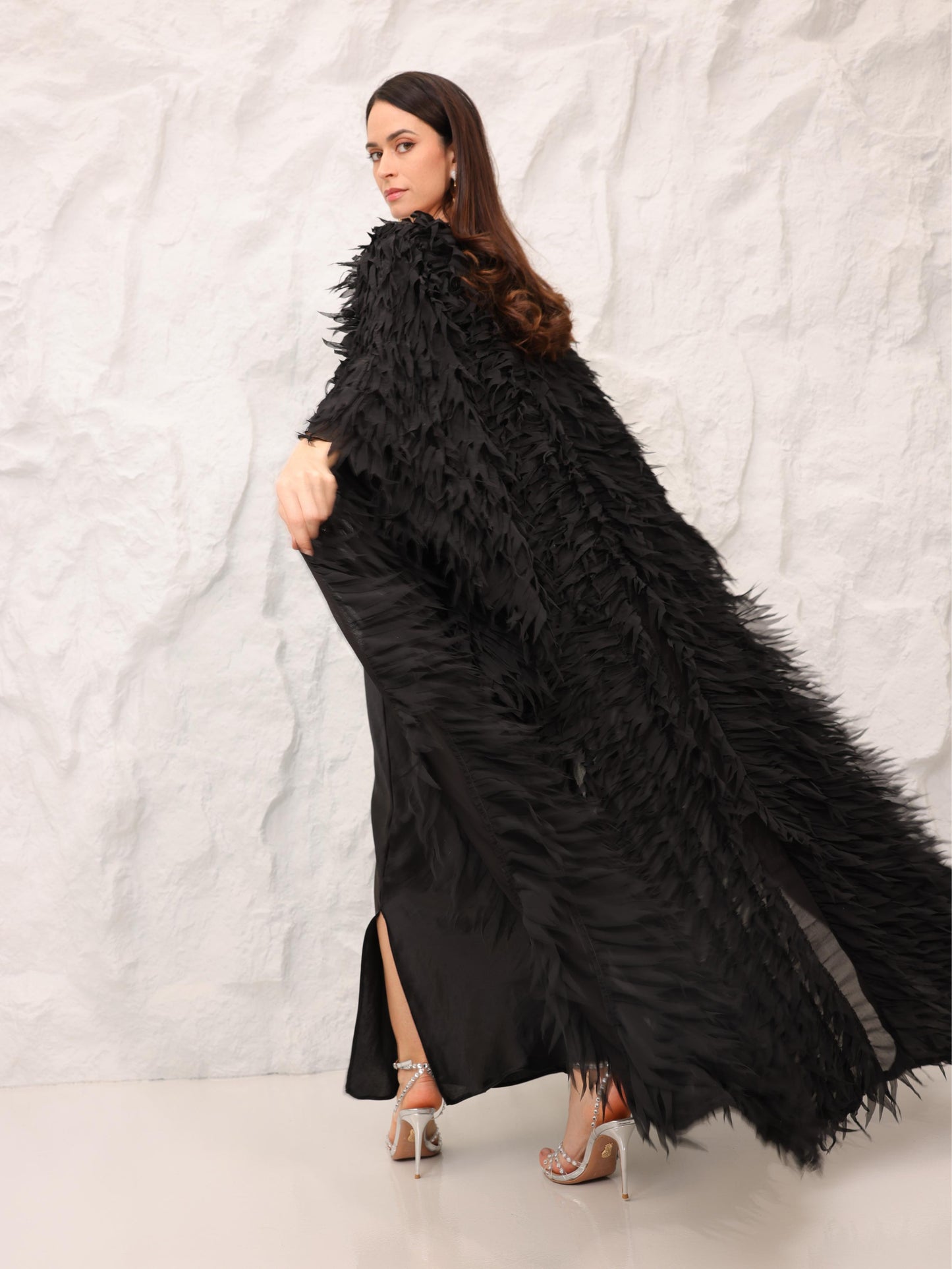 Laser Cut Chiffon Fringes