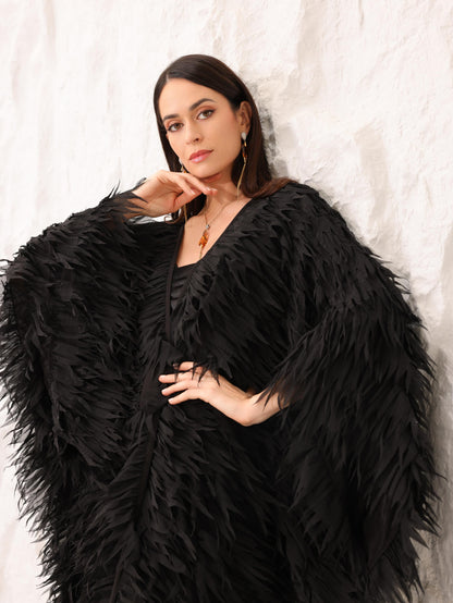 Laser Cut Chiffon Fringes