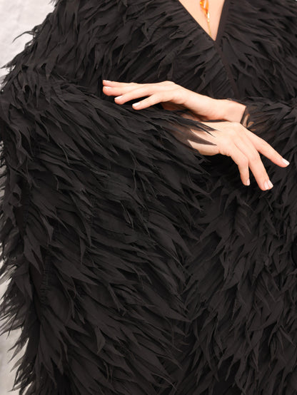 Laser Cut Chiffon Fringes