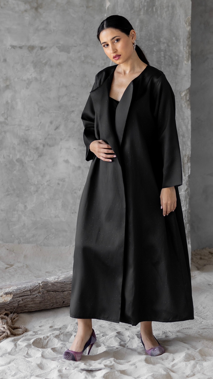 Blazer Abaya with Matching Scarf