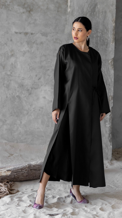 Blazer Abaya with Matching Scarf