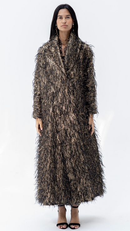 Gold Tinsel Abaya Limited