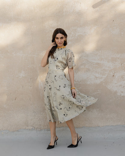 Hand Embroidered Dress فستان تطريز يدوي