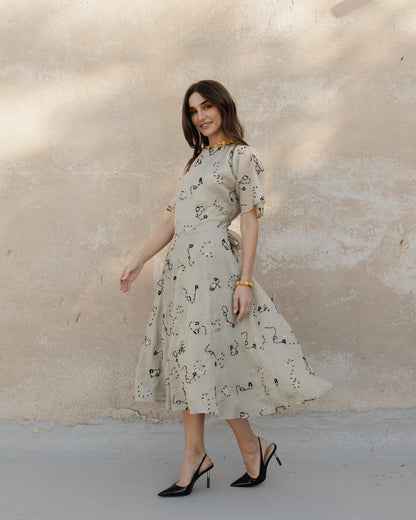 Hand Embroidered Dress فستان تطريز يدوي